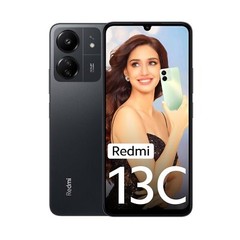 Xiaomi Redmi 13C Factory Unlocked Dual SIM 6GB RAM 128GB Storage-4G LTE-BLACK