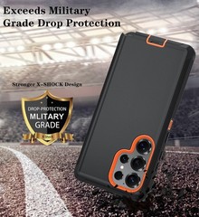 For Samsung Galaxy S25 Ultra 5G Case with Heavy Duty Shockproof Protective Cover