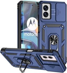For Motorola Moto G Power 5G 2024 Case with Silicone Bumper Hard Plastic Cover