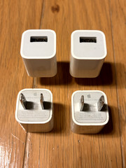 Apple iPhone & Accessories Lot: 2× iPhone 6, iPhone 4, Chargers, Cables, EarPods
