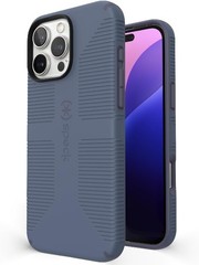 Speck CandyShell Grip Case for iPhone 16 Pro Max – Blue/Faded Denim Unisex Cover