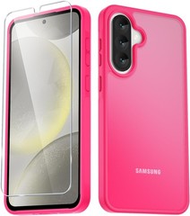 Samsung Galaxy A36 5G/A56 5G Case, Matte Phone Case with Screen Protector, Hot P