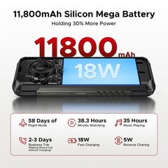 DOOGEE Blade20Pro Android 16 Rugged Smartphone 11800mAh 24GB+256GB Dual SIM NFC