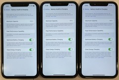 LOT OF THREE TESTED USED BLACK GSM UNLOCKED iPhone XR, 64GB A1984 MH3F3LL/A.