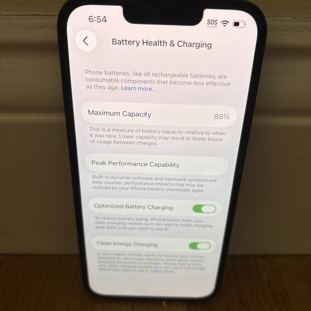 Apple iPhone 13 128GB Midnight (Unlocked) – 88%+ Battery – Good Condition
