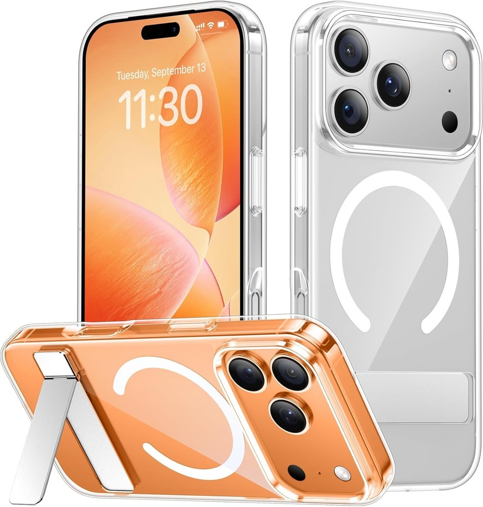 Magnetic for iPhone 17 Pro Max Case, Military Grade Drop Protection, Clear