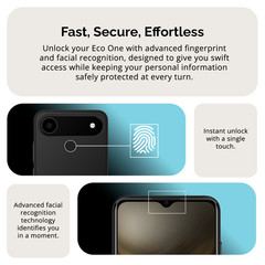 Eco One | Unlocked Android Phone | 2026 | US Warranty | 64GB | Baby Blue