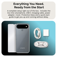 Eco One | Unlocked Android Phone | 2026 | US Warranty | 64GB | Baby Blue