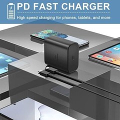 45W Type C USB-C Super Fast Wall PD Charger Cable For Samsung Galaxy S20 S21 S22