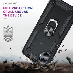 Samsung Galaxy A06 Phone Case with Glass Screen Protector and Camera Lens Protec