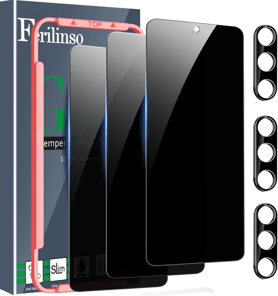 3 Pack Privacy Screen Protector for Samsung Galaxy S26 Plus with Camera Lens Pro