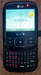 SPRINT LG Remarq Ln240 2.4&Prime; Lcd Bluetooth Cellular Slider Cell Phone