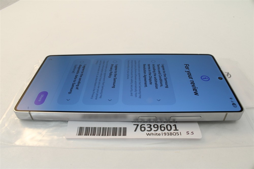 Samsung Galaxy S25 Ultra White Unlocked AT&T T-Mobile Verizon 100% batt! 7639601
