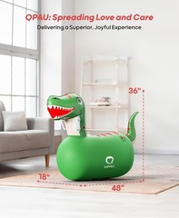 Giant Dinosaur Bouncy Toys 2 Pack with Pump, Ride-On Hopper for Kids 5+ Indoor/O