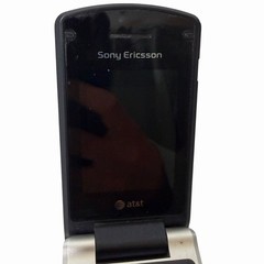 Sony Ericsson Walkman W518a Charcoal Gray AT&T MP3 Flip Phone
