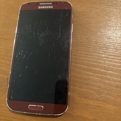 Samsung Galaxy S4 SGH-I337 16GB Burgundy Smartphone USED UNTESTED EX FS