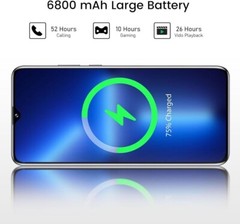 New K60 Pro Unlocked Phone,6.7&Prime; Android 13 Smartphone 6GB+256GB Dual Sim 6800mAh