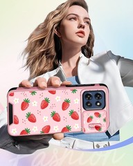 Cute Design Case for Moto G Stylus 2026/2025 with Ring Stand & Camera Cover