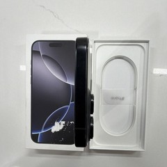 Apple iPhone 16 Pro Max 512GB Black Titanium with box read description