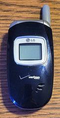 LG VX3400 – Navy Blue and Gray ( Verizon ) Rare Cellular Flip Phone