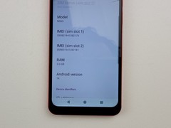 VORTEX NS65 – 32GB – Red (CARRIER UNKNOWN) Dual SIM Smartphone – CRACKED – H7783