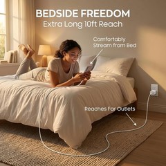 45W USB-C Fast Wall Charger for Samsung Galaxy S26, S25 & iPhone 17/16/15 10ft