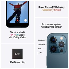 NEW Sealed IN BOX Apple iPhone 12 PRO MAX 128/256/512G A2342 Unlocked Smartphone