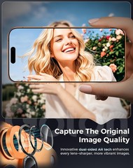 1-Pack Aluminum Alloy Metal Camera Lens Protector for iPhone 17 Pro