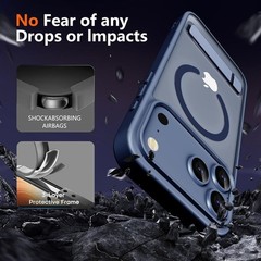 Magnetic Case for iPhone 17 Pro Max Phone Case with Privacy Screen Protector 2X