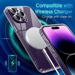 Crystal Clear Case for iPhone 14 Pro, Shockproof Protective Phone Case, 6.1 inch