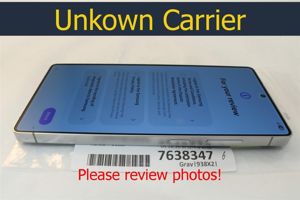 Samsung Galaxy S25 Ultra Gray – Unknown Smartphone w/Warranty 7638347
