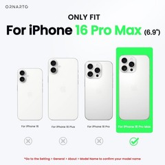 iPhone 16 Pro Max Case 6.9&Prime;, Slim Liquid Silicone 3 Layers Soft Gel Rubber Cover