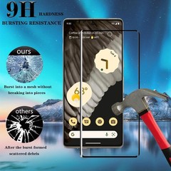 [3+3 Pack] Tempered Glass Screen & Camera Lens Protector for Google Pixel 7 Pro