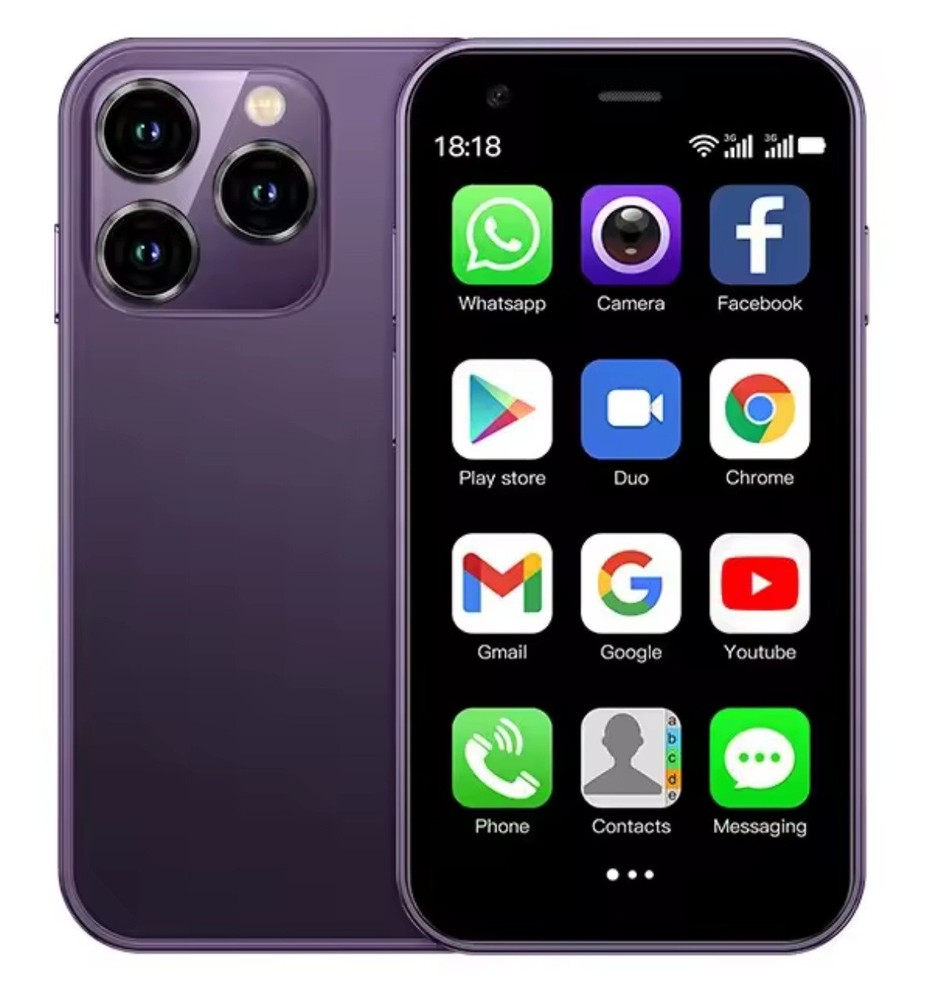 SERVO 15SE Mini Smartphone 3&Prime; Android 8.1 Dual SIM 3G WiFi GPS 2GB+16GB
