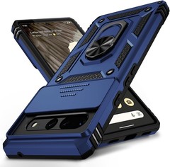 for Google Pixel 7 Pro Case with Camera Lens Cover, 10 FT Drop Protection, Navy