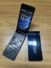 BLACK SHARP SH-02L AQUOS KEITAI 2 JAPAN ANDROID FLIP PHONE UNLOCKED