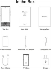 Unihertz Titan Slim QWERTY Keyboard Mobile Phone Android 11 6GB 256GB Japan NEW