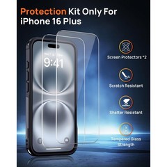 For iPhone 16 Plus Case w/ 10 FT Military Shockproof Heavy Duty Protection Cover