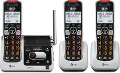 BL102-3 DECT 6.0 3-Handset Cordless Phone for Home with Answering Machine, Call