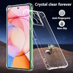 Motorola Moto G Power 2026, Moto G Power 2025 Tempered Glass TPU Case (Clear)