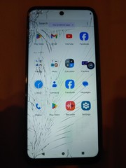 CRACKED* Motorola Moto G Play 2024 XT2413 4+64GB Unlocked 6.5&Prime; 50MP Sapphire #82