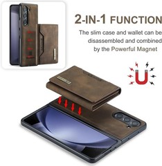 Wallet Case for Samsung Galaxy Z Fold 6, Premium Leather Back Cover with Card Ho