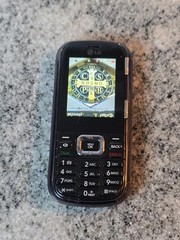 LG LG265 Cell Phone Black 1.3MP Camera Powers On Battery LGIP-340N Micro USB