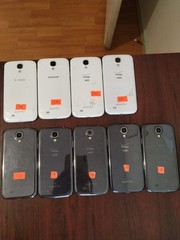Lot of 9 Samsung Galaxy S4 16GB SCH-I545 (6pc )and SGH-M919 (2pc )and SPH-L720T