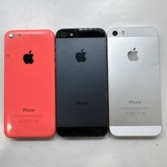*for parts or repair* Lot of 3 iPhones 5(a1429) 5s(a1533) 5c(a1532)