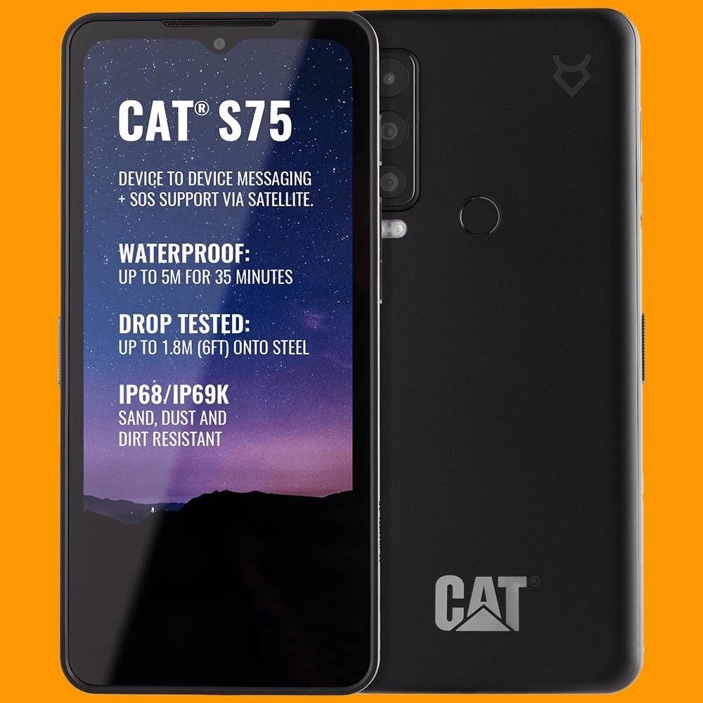 Catepillar CAT S75 6+128GB 50MP 6.6&Prime; FM NFC IP69 Dual SIM 5G Android Smartphone