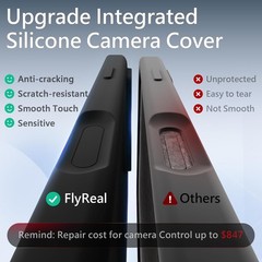 Magnetic for iPhone 16 Pro Max Case, Integrated Silicone Camera Control Button,