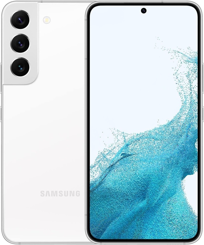 Fully Unlocked ✨ Samsung Galaxy S22 5G 128GB 8GB RAM White S901U 6.1&Prime; – FLAWLESS