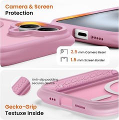 iPhone 16 Case 6.1&Prime; – Magnetic Slim Shockproof, 20FT Military-Grade Protection,