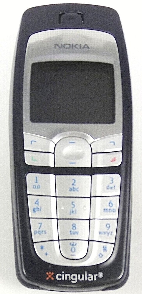 Nokia 6010 – Dark Blue and Silver ( AT&T / Cingular ) Cellular Phone / BLC-2